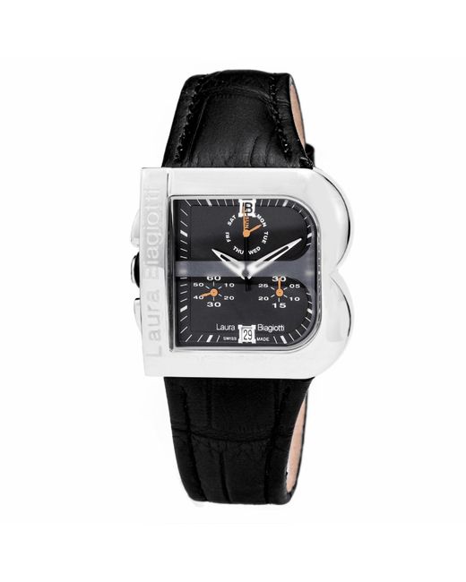Laura Biagiotti Black Ladies Watch Quartz Steel