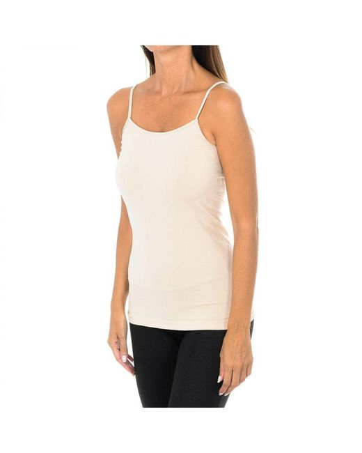 Intimidea White Virginia Thin Tank Top 210014