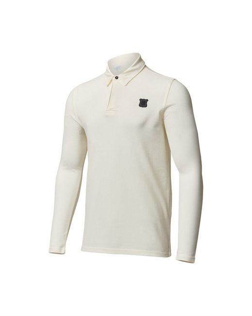 Castore White Rangers Ls Polo for men