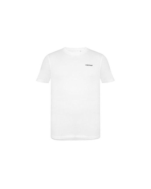 Firetrap White Trek T-Shirt for men