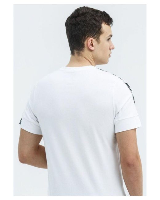 Nike White Repeat T Shirt for men