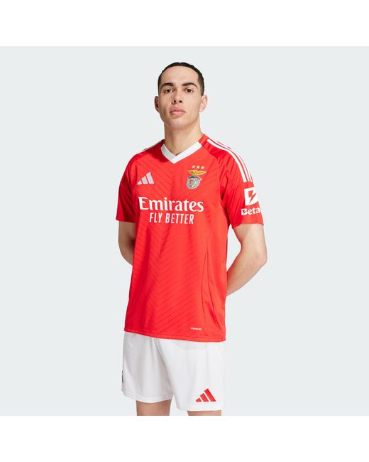 Adidas Originals Red Benfica 24/25 Home Jersey for men