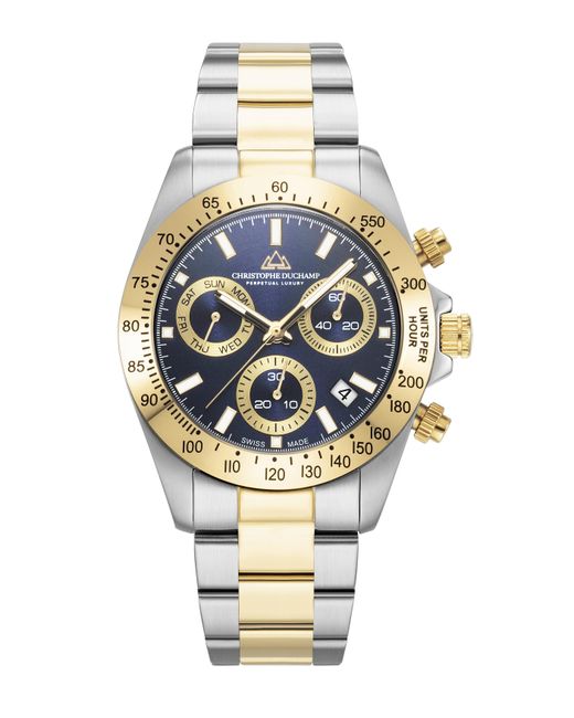 Christophe Duchamp Metallic Grand Mont Ceramic 42Mm for men