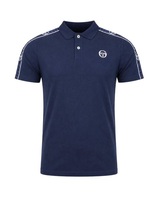 Sergio Tacchini Blue Foely Polo Shirt for men
