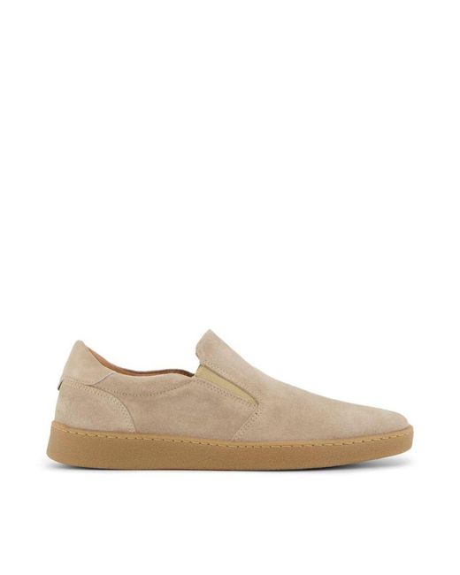 Bertie Natural Bustler Suede Casual Shoes Leather for men