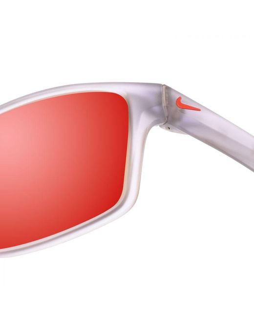 Nike Red Square Shaped Acetate Sunglasses L958S for men