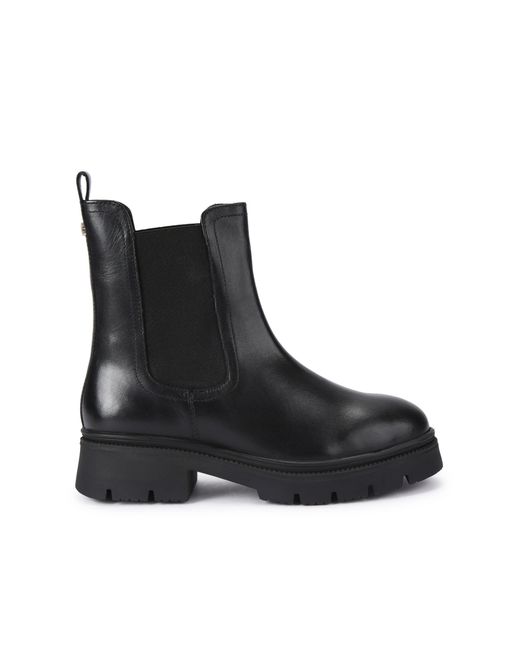 Carvela Kurt Geiger Black Leather Malfa Chelsea Boots