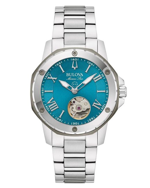 Bulova Gray Marine Star Damen Armbanduhr 98L317