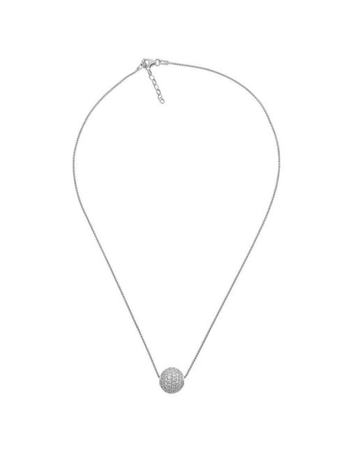 Orphelia Metallic 925 Sterling Chain With Pendant