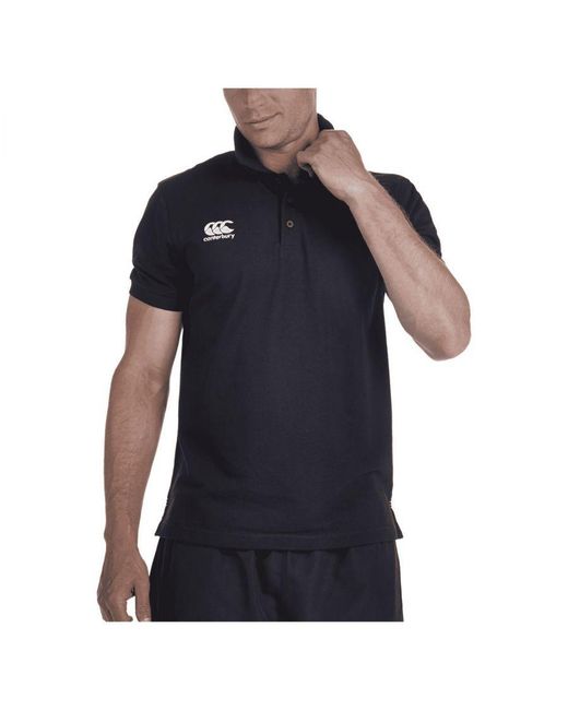 Canterbury Black Adult Polo Shirt
