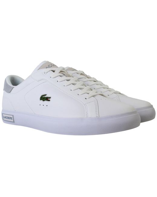 Lacoste Gray Powercourt 124 2 Trainers for men