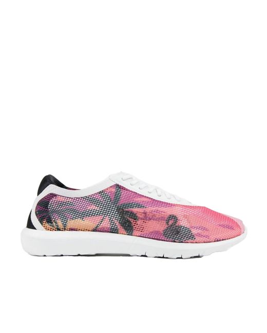 Le Coq Sportif Pink Wendon Levity Trainers