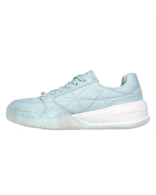 Skechers Blue Ladies Denali Wedge Trainers