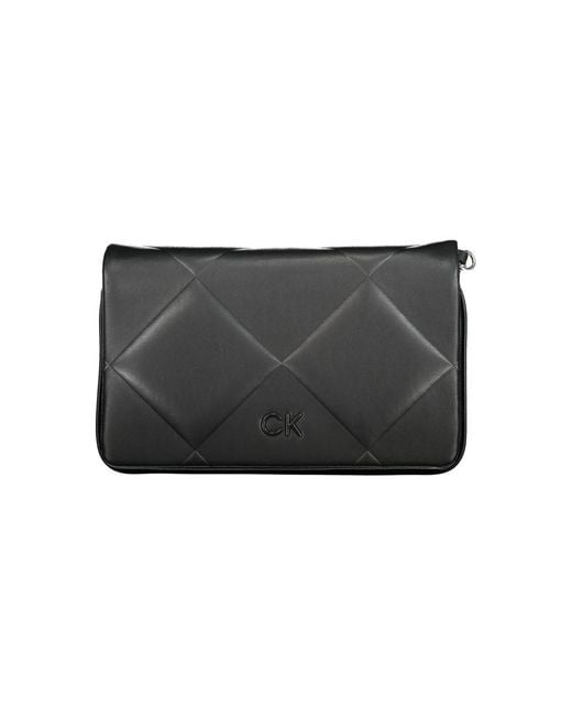 Calvin Klein Black Quilted Chain Wallet