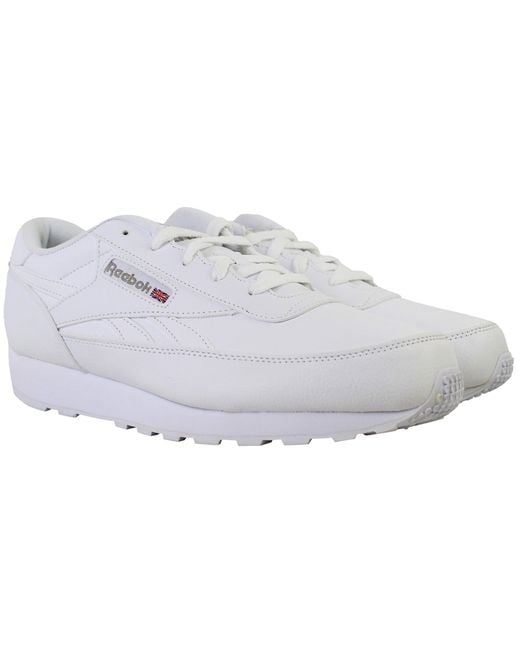 Reebok White Classic Renaissance Wide 4E Running Shoes for men