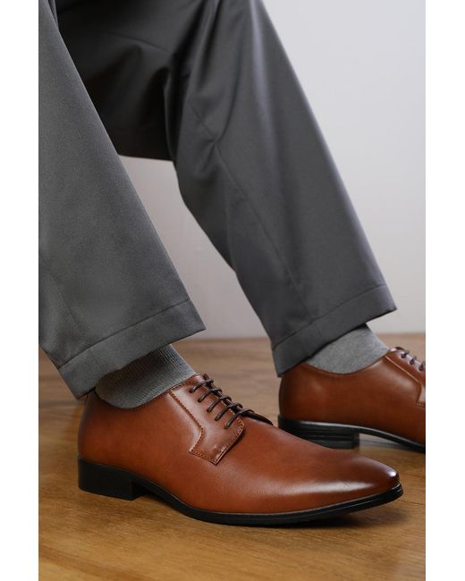 Where's That From Gray Wheres 'Elliot' Lace Up Derby Formal Dress Work Shoes for men