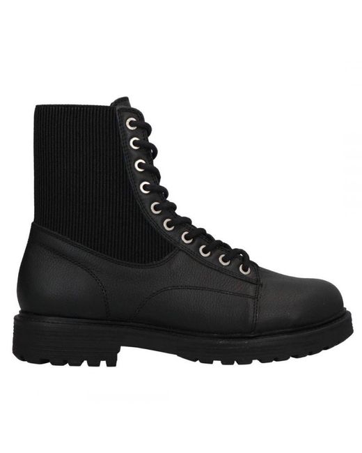 DIESEL Black D-Alabhama Ec Ankle Boots for men