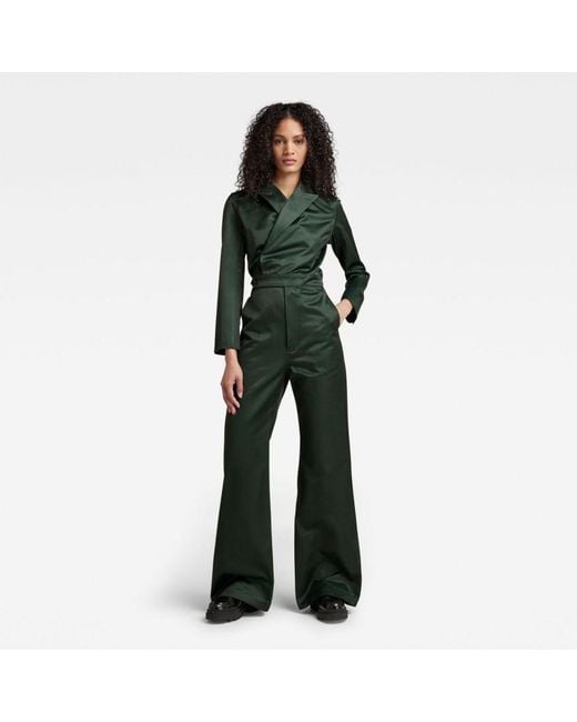 G-Star RAW G-star Raw Panzer Jumpsuit Cotton in Green | Lyst UK