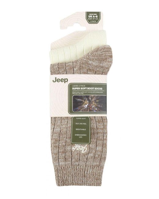 Jeep Gray Walking Boot Socks