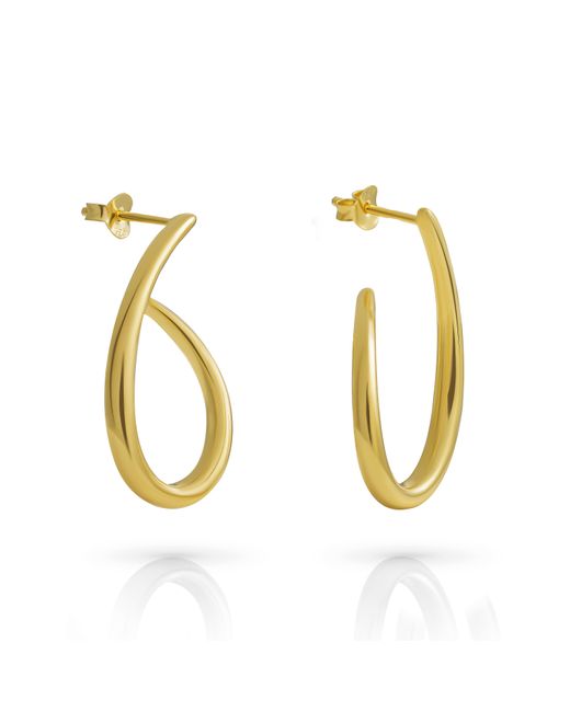 Orphelia Metallic 'Cherry' 925 Sterling Drop Earrings