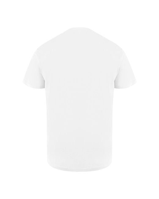 Moschino White Love Box Logo T-Shirt Cotton for men