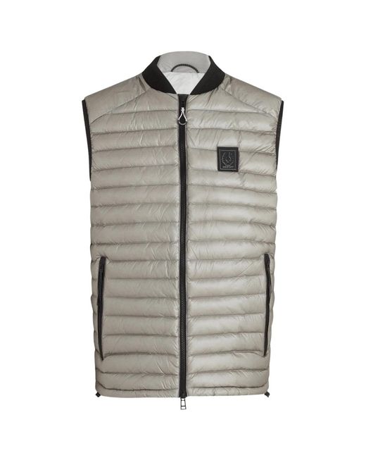Belstaff Gray Airframe Gilet Down Filled Jacket for men