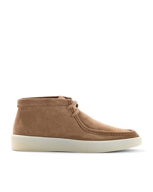 Boss Natural Clay Desert Boots for men