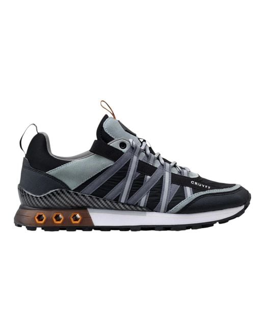 Cruyff Black Trainers Fearia Hex-Tech Lace Up for men