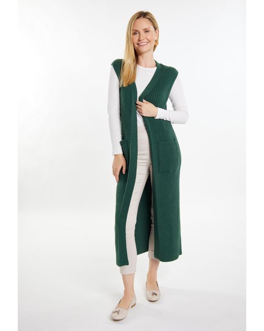 Usha Gebreide Vest in het Green