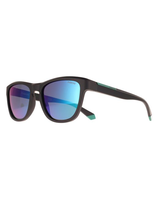 Polaroid Blue Square Matte Mirror Polarized Pld 2168/S for men
