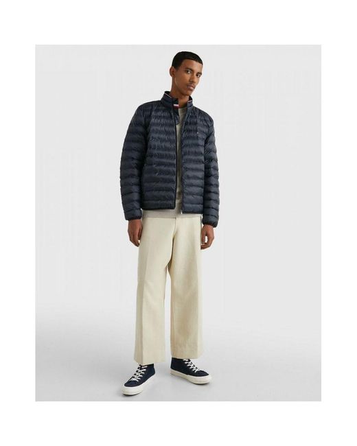 Tommy Hilfiger Blue Core Packable Circular Jacket for men