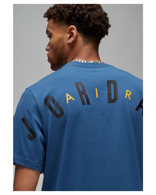 Nike Blue Air Jordan Stretch T Shirt for men
