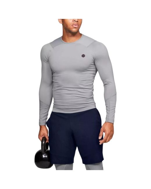 Under Armour Gray T Shirt Training Gym Tee for men