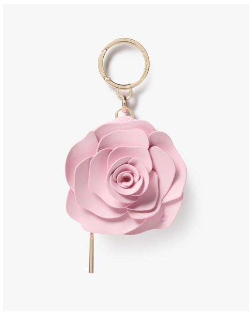 Kate Spade Pink Bag Charms Flora 3D Coin Purse