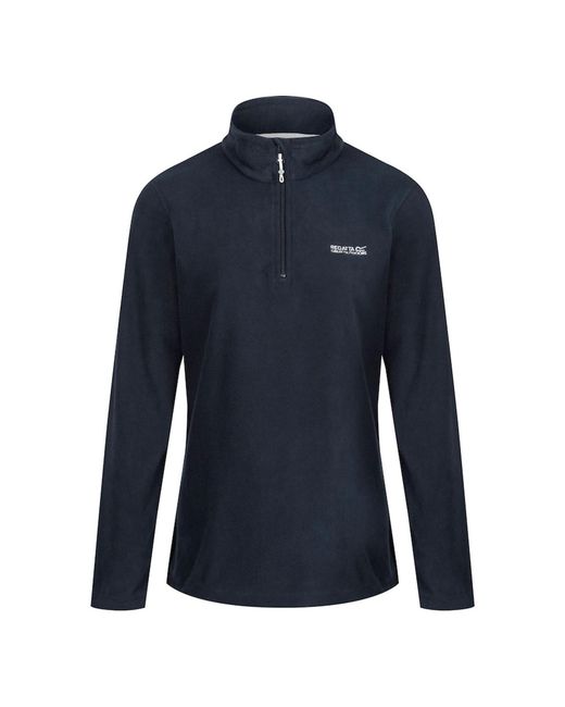 Regatta Blue Ladies Sweetheart Quarter Zip Fleece Top