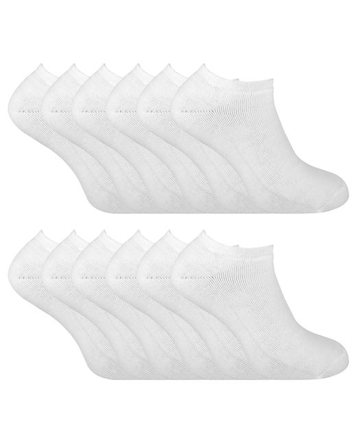 Sock Snob White Thermal Low Cut Trainer Socks for men