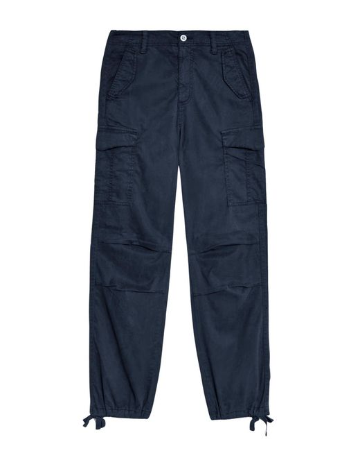 Secret Label Blue Soft Touch Cargo Trousers