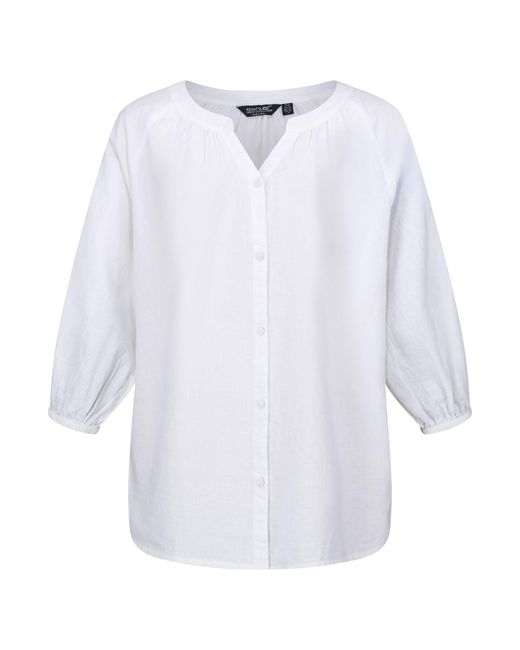 Regatta White Ladies Natuna Lightweight Shirt