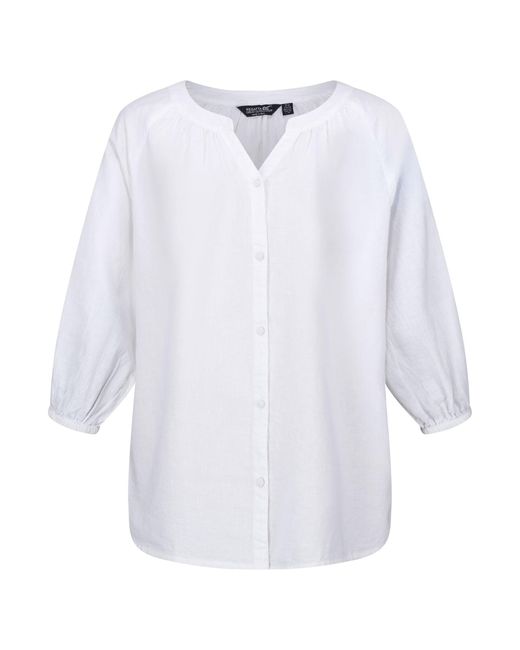 Regatta White Ladies Natuna Lightweight Shirt