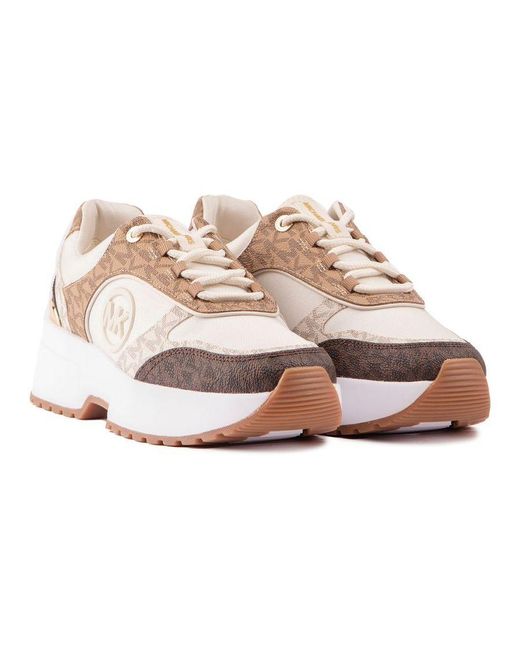 Michael Kors Natural Percy Trainers