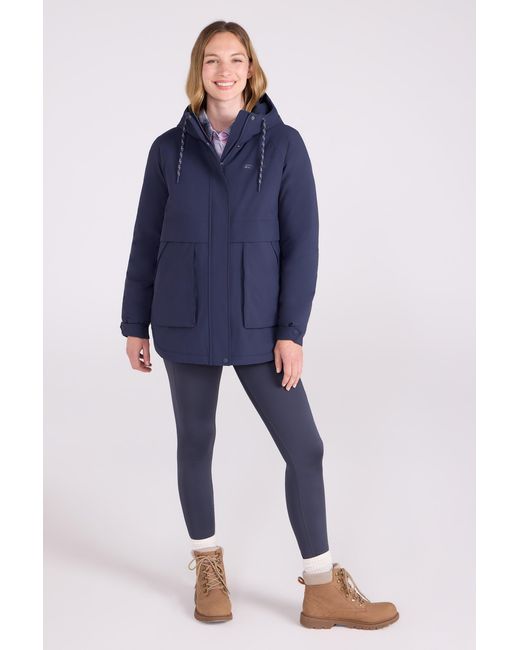 Mountain Warehouse Blue 'Chestnut' Padded Jacket Waterproof Warm Cosy Coat