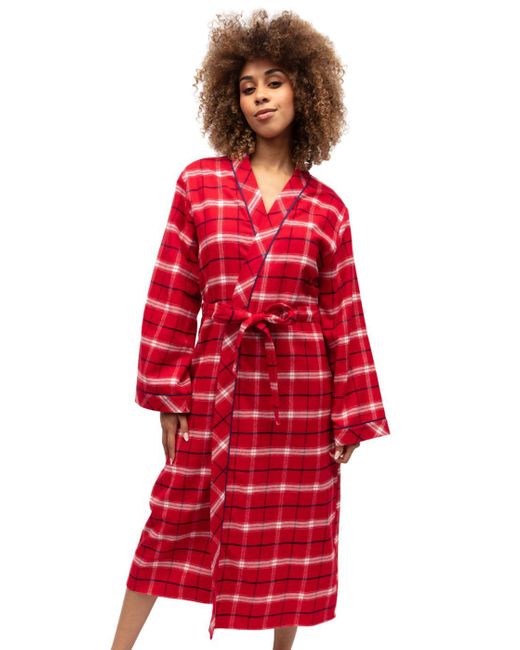 Cyberjammies Red Noel Long Dressing Gown