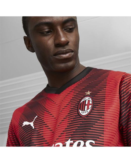 PUMA Red Ac Milan 23/24 Home Jersey for men