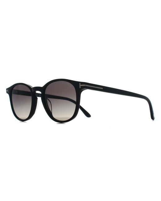 Tom Ford Brown Round Shiny Gradient Light Mirror Holt-02 Ft1302 for men