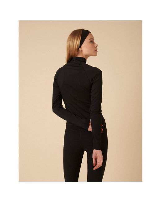 Nobody's Child Black Nobodys Zip Active Top