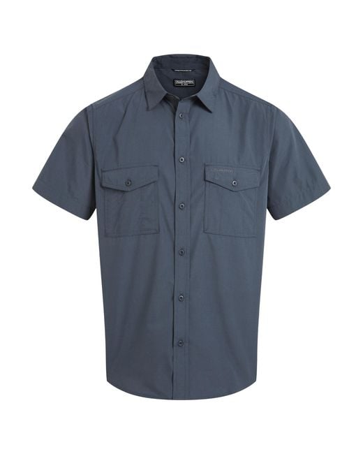 Craghoppers Blue Kiwi Ii Short-Sleeved Shirt (Ombre) for men