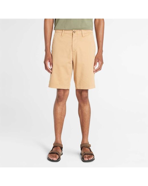 Timberland Natural Topsfield Twill Chino Shorts for men