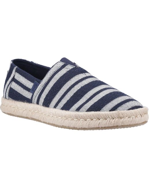 TOMS Blue Alpargata Rope 2.0 Textile Espadrilles for men