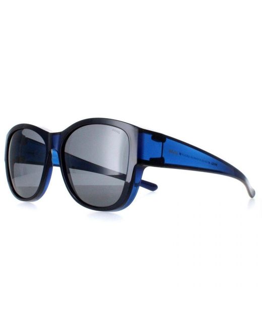 INVU Gray Round Transparent Polarized E2102