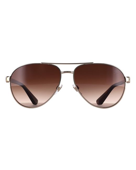Burberry Brown Aviator Light Gradient Be3167 Metal for men